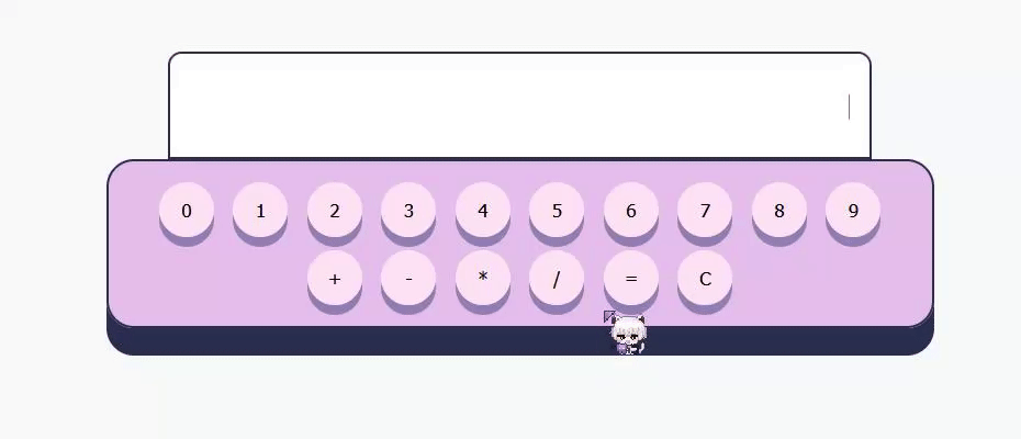 typewriter calculator