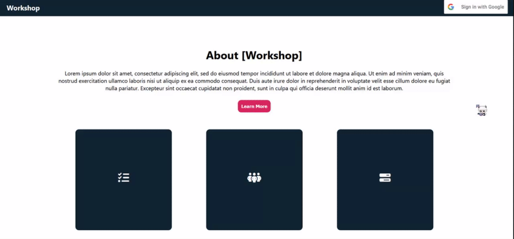 About Workshop